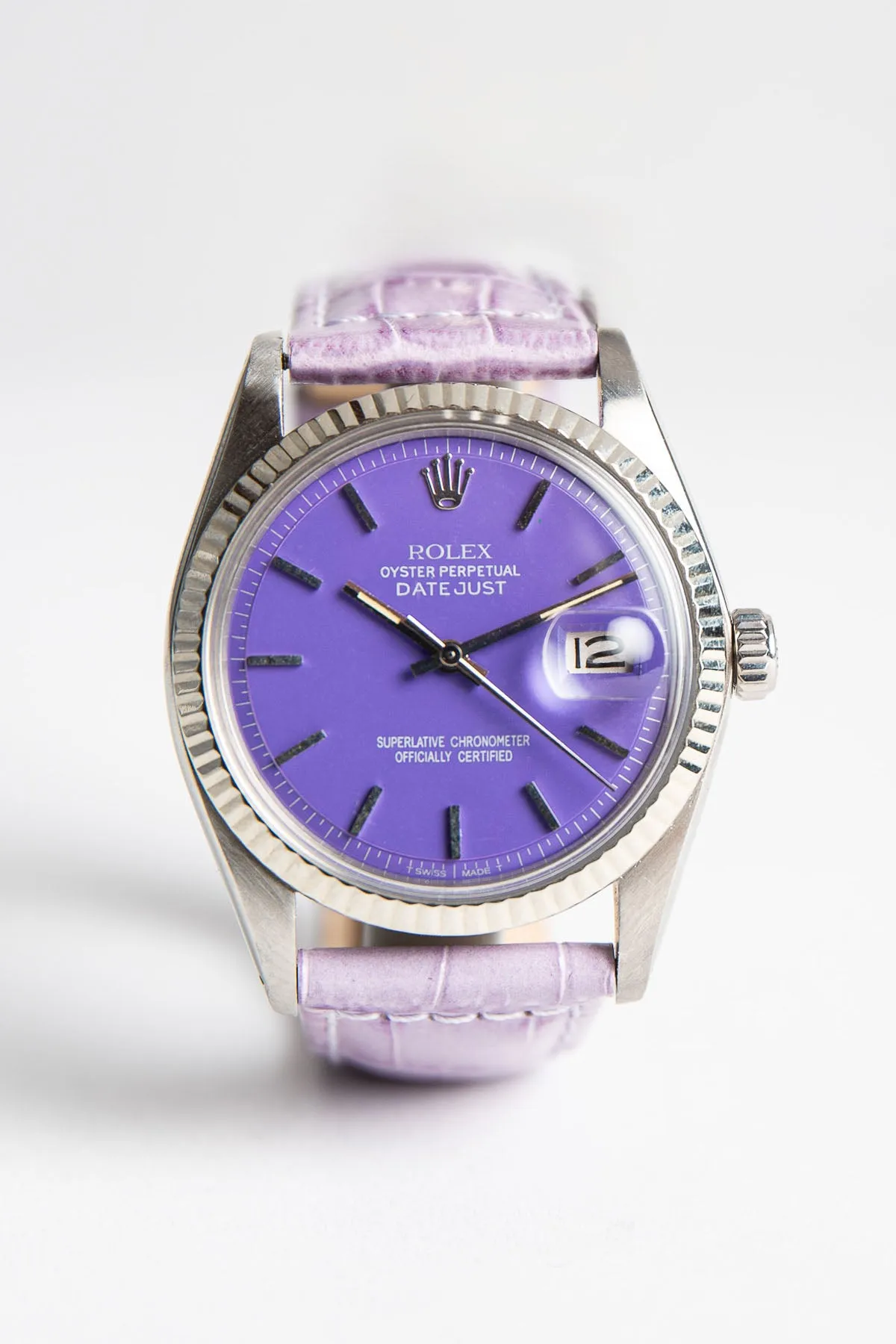 ROLEX | 1976 WHITE GOLD DATEJUST WATCH