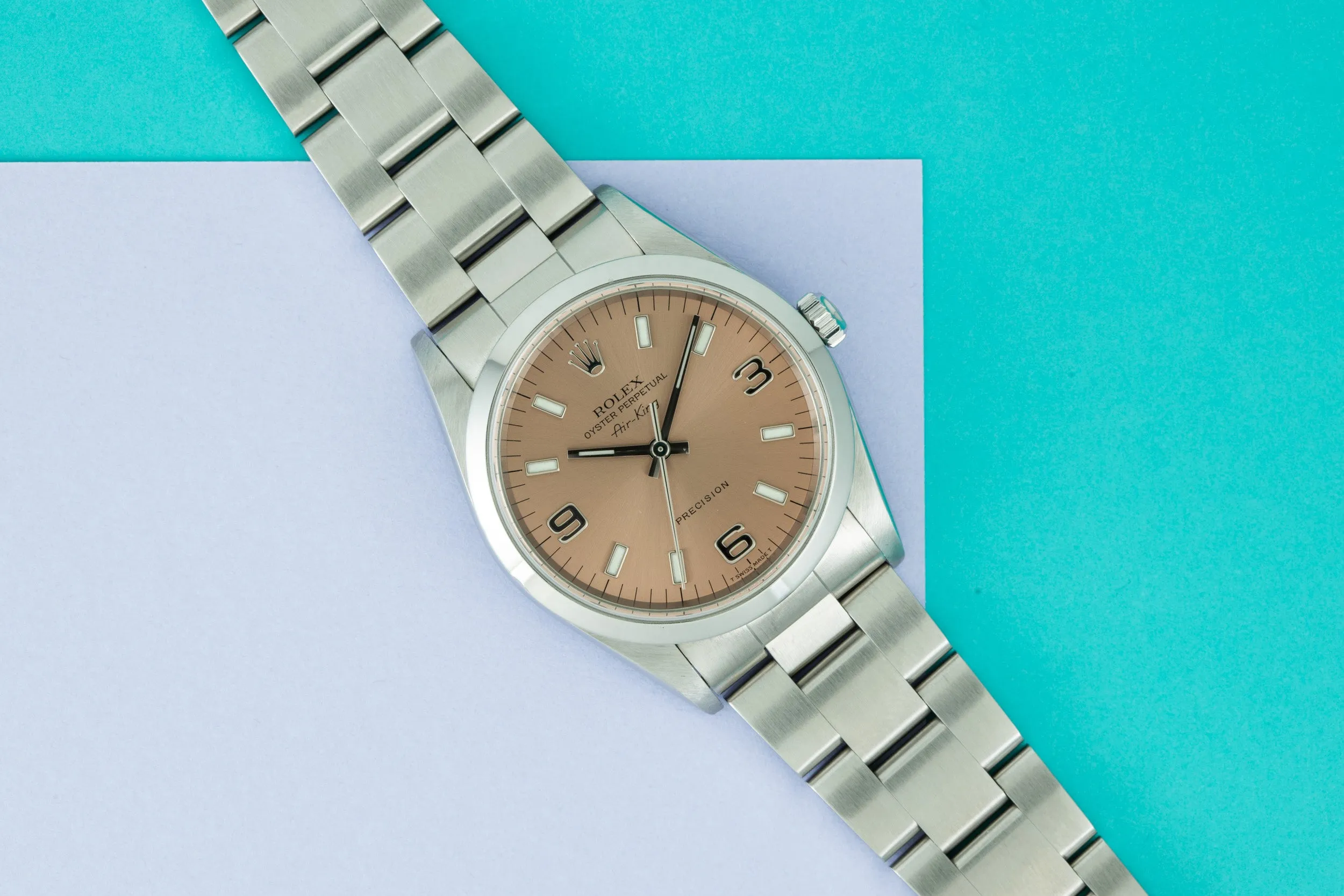 Rolex Air King Salmon Dial