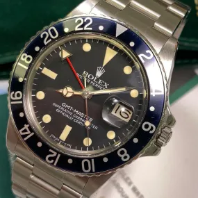 Rolex GMT Master 16750 Matte Dial (1981)