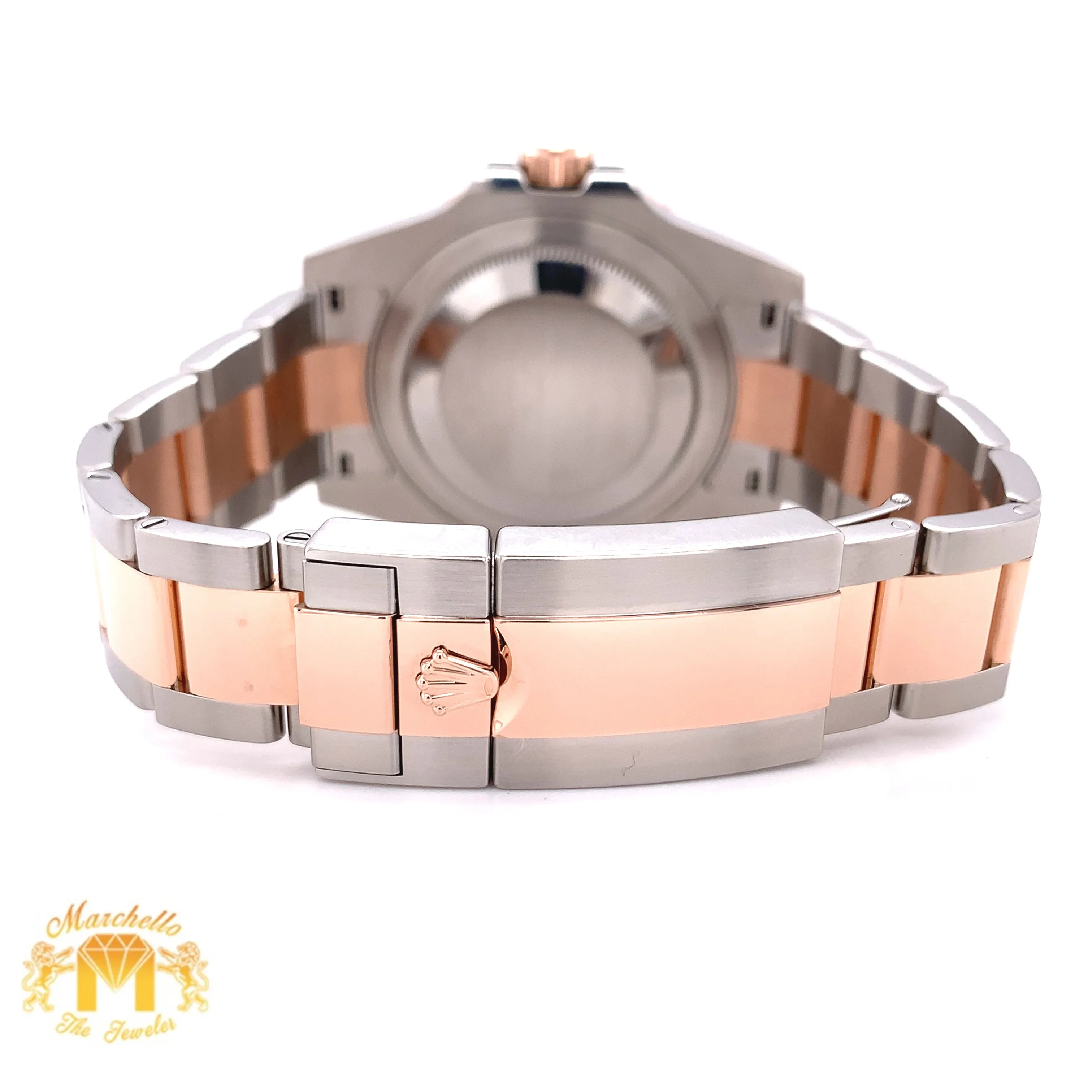 Rolex GMT Master 2 'Root Beer' Watch with Two-tone Oyster Bracelet (40 mm, papers)
