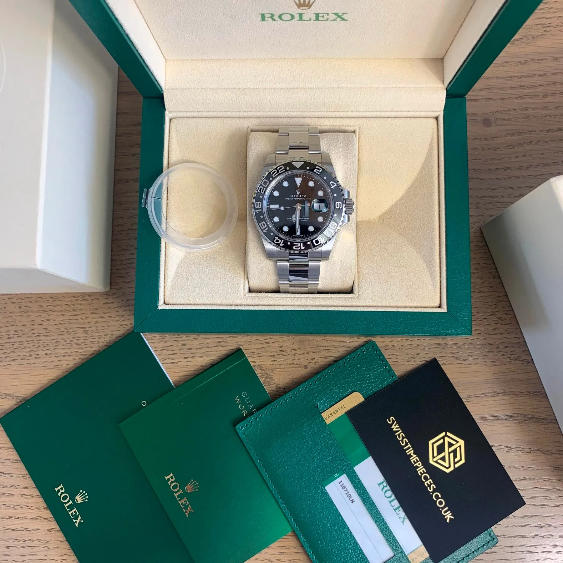Rolex GMT-Master II 116710LN 2019 Full Set Watch