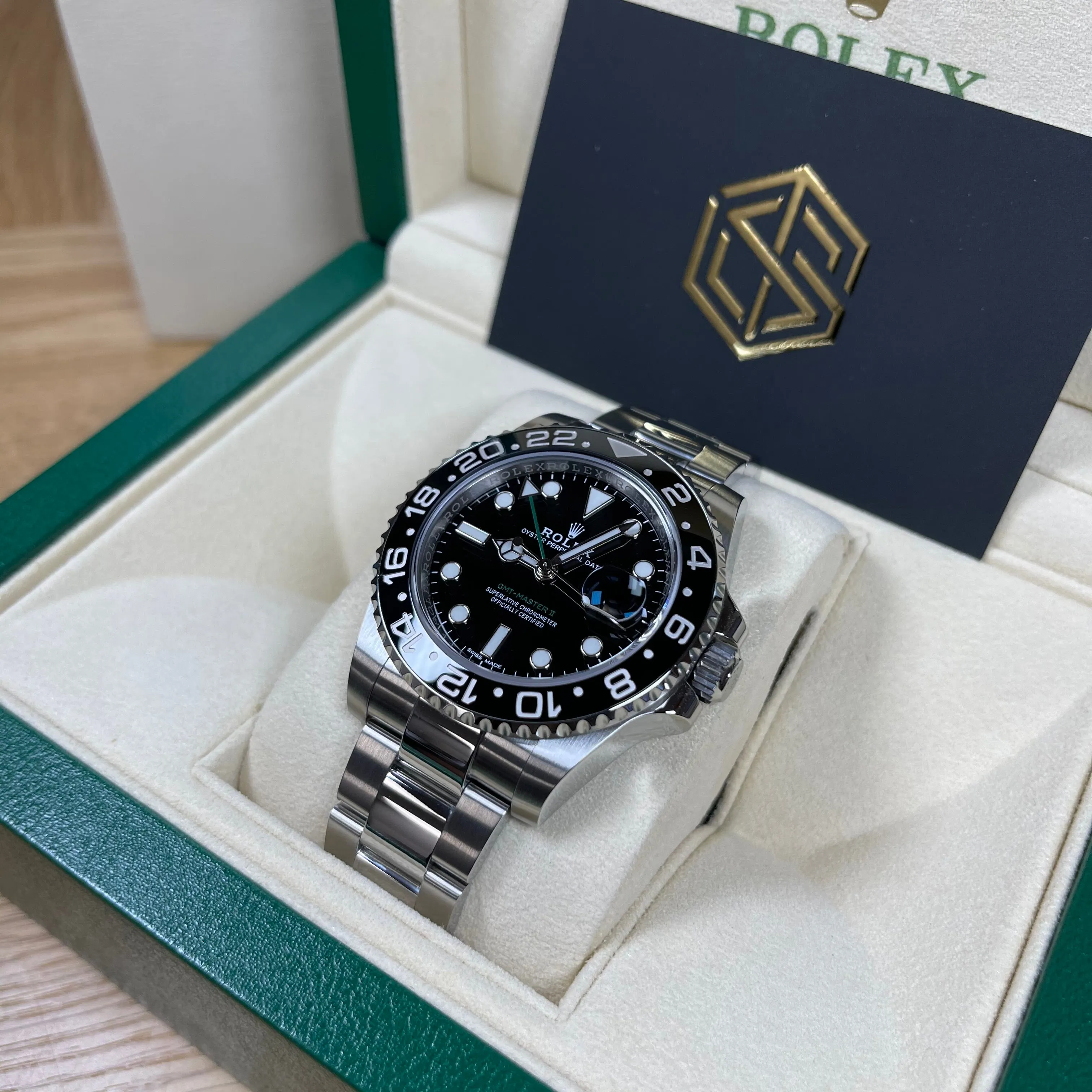 Rolex GMT-Master II 116710LN Black Dial 2019 Unworn Full Set Watch