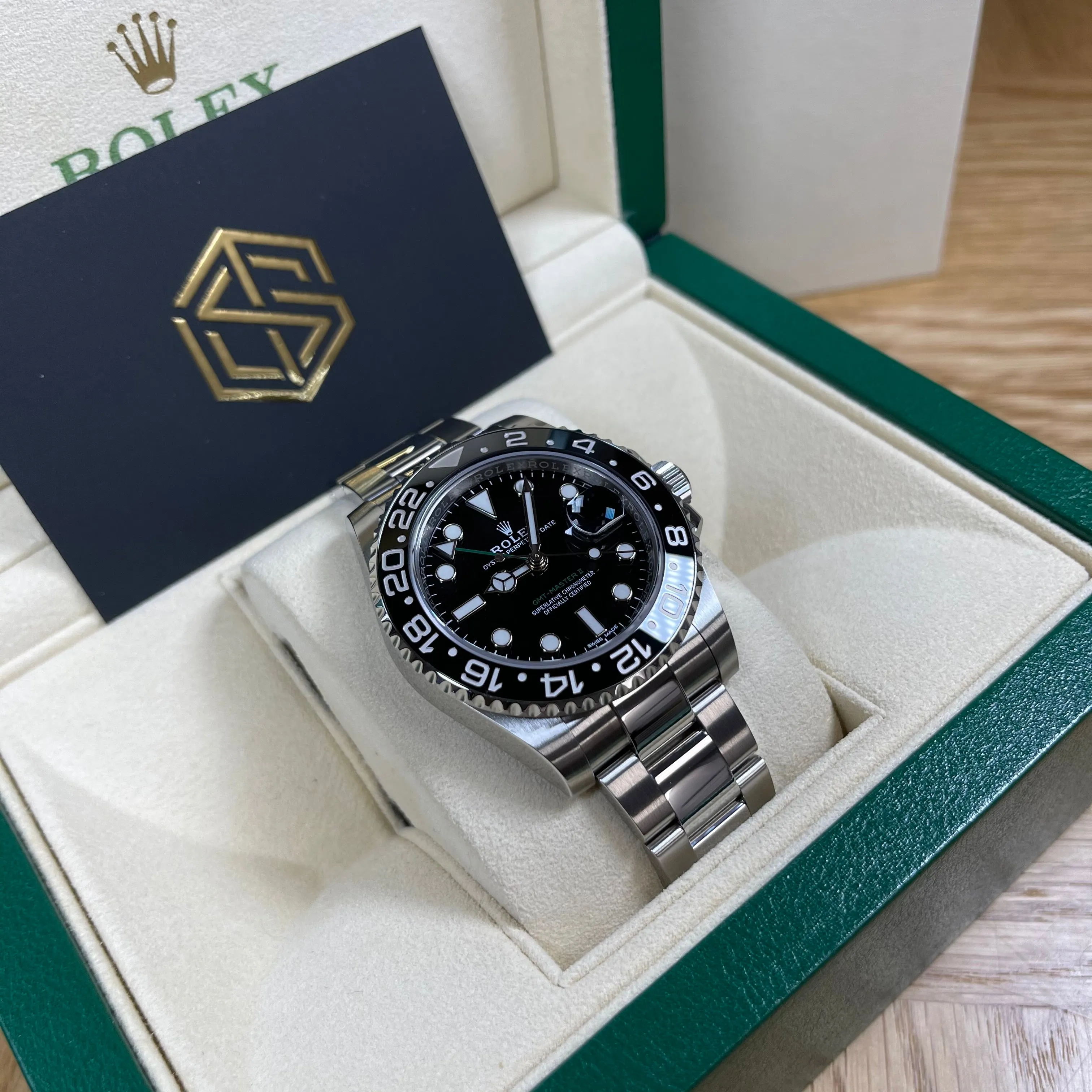 Rolex GMT-Master II 116710LN Black Dial 2019 Unworn Full Set Watch