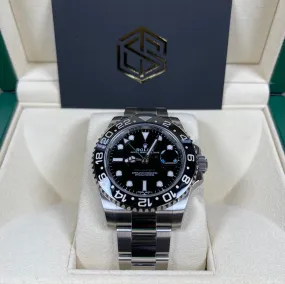 Rolex GMT-Master II 116710LN Black Dial 2019 Unworn Full Set Watch