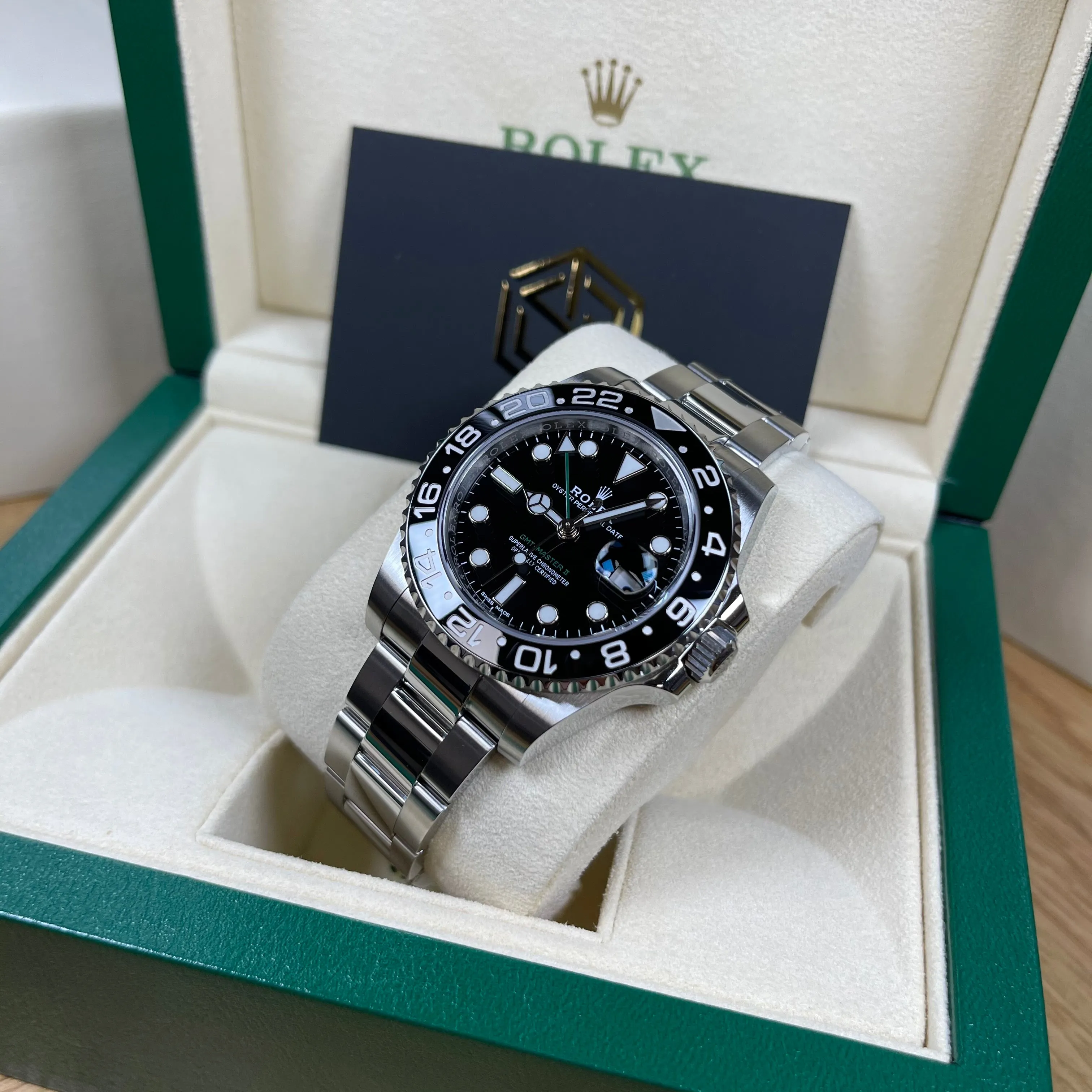Rolex GMT-Master II 116710LN Black Dial 2019 Unworn Full Set Watch