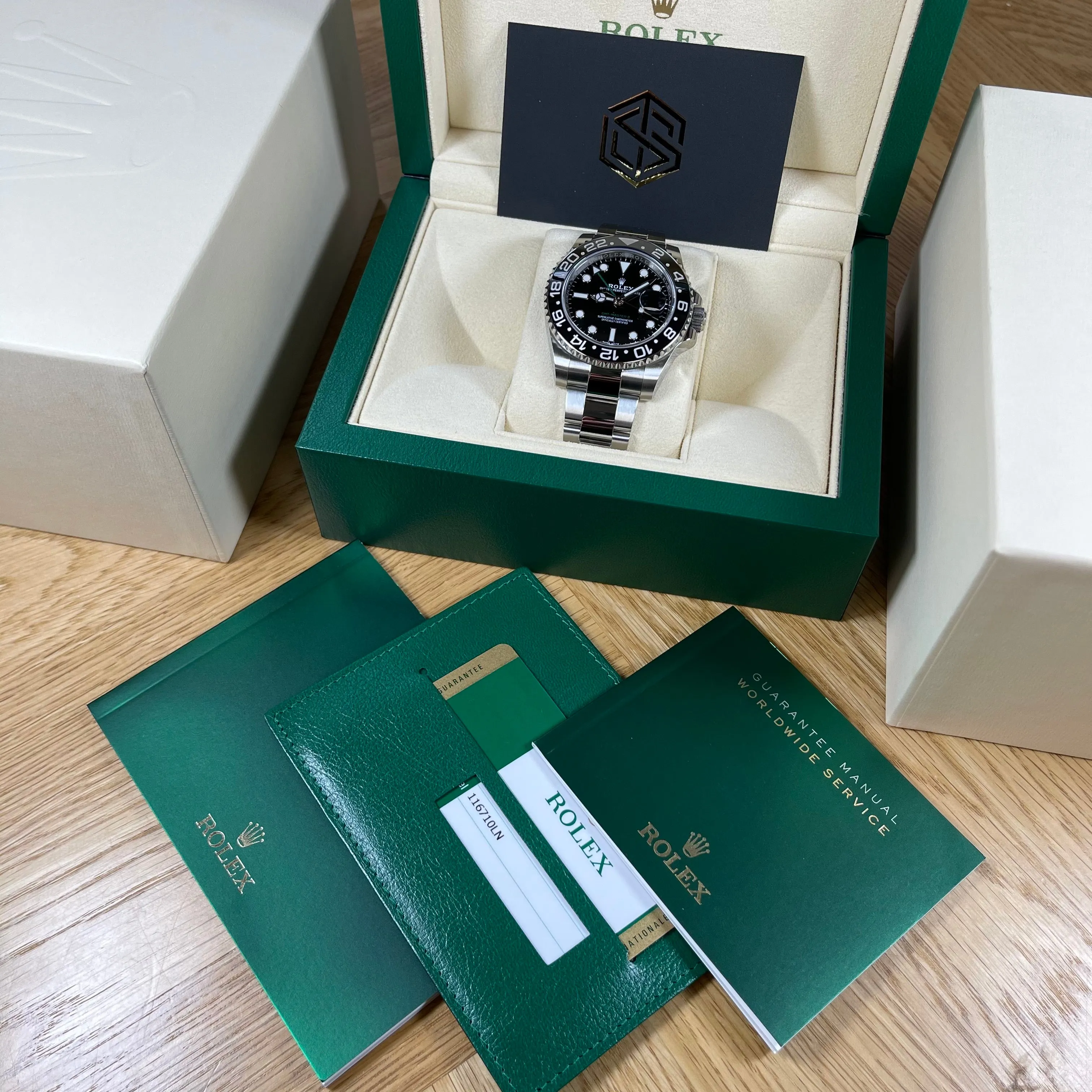Rolex GMT-Master II 116710LN Black Dial 2019 Unworn Full Set Watch