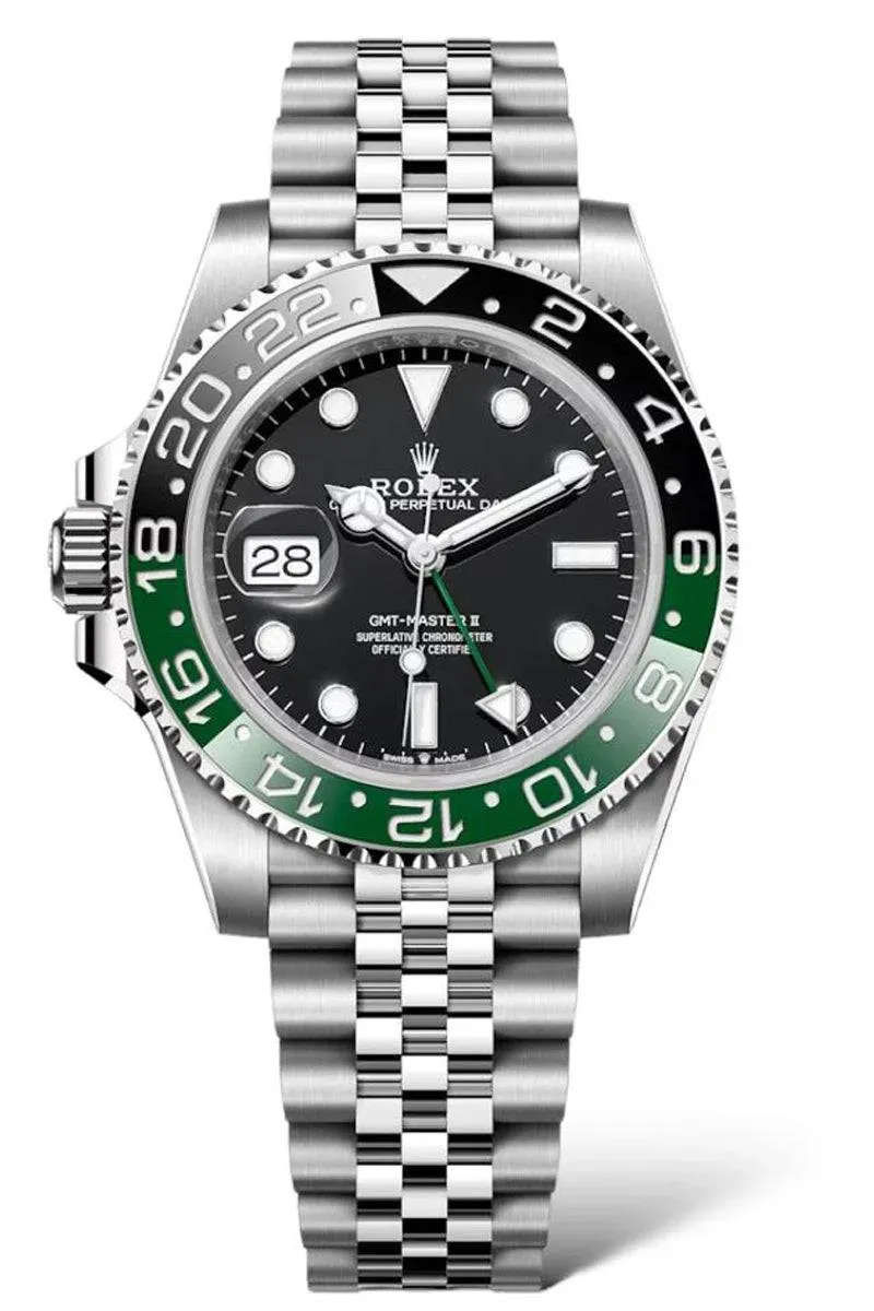 Rolex GMT-Master II 126720VTNR – Stainless Steel, Green and Black Cerachrom Bezel