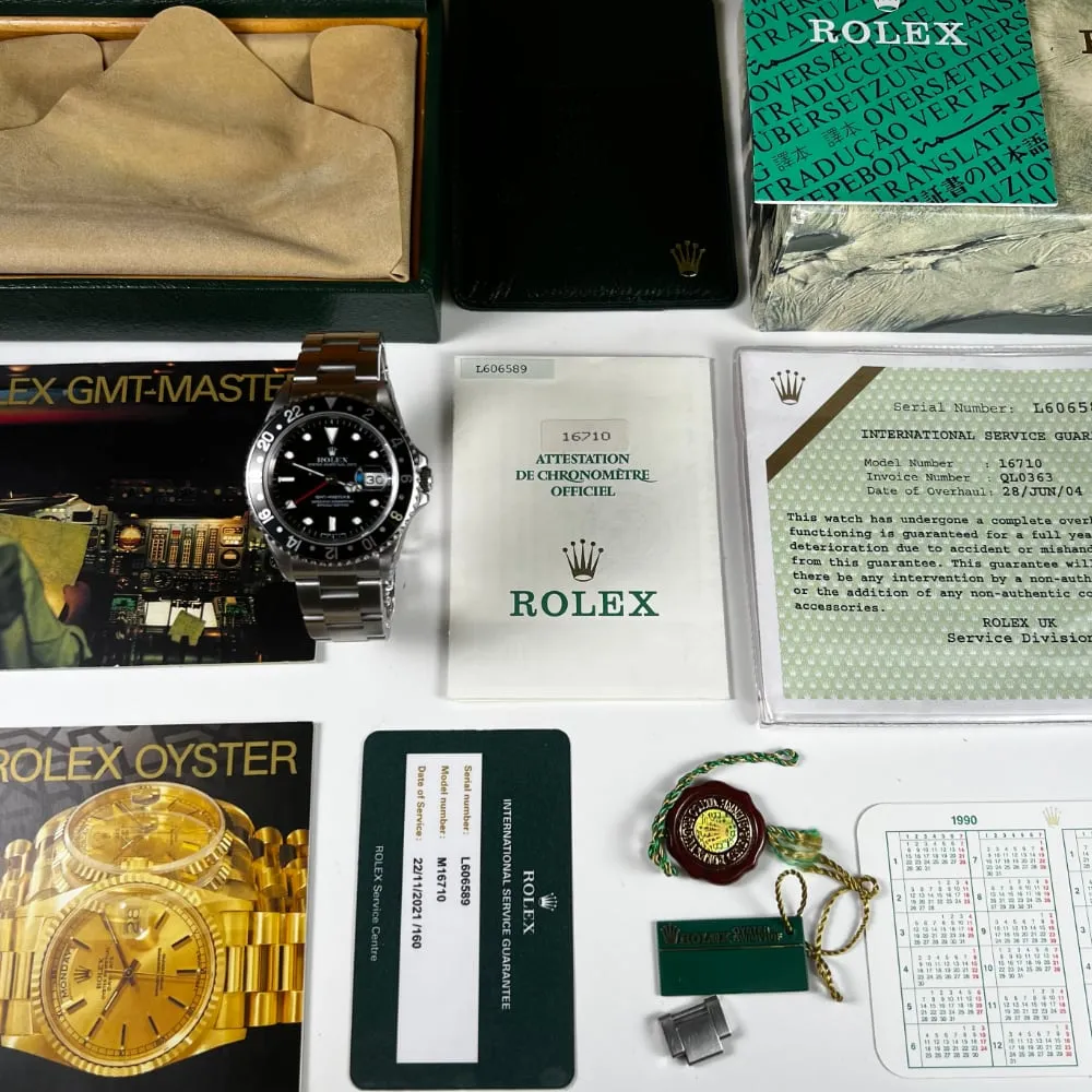 Rolex GMT Master II 16710 Black (1990)