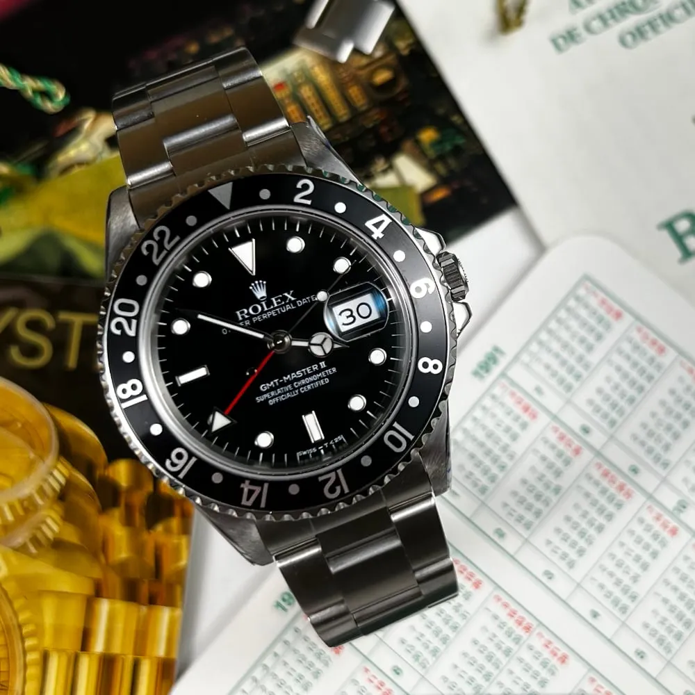 Rolex GMT Master II 16710 Black (1990)