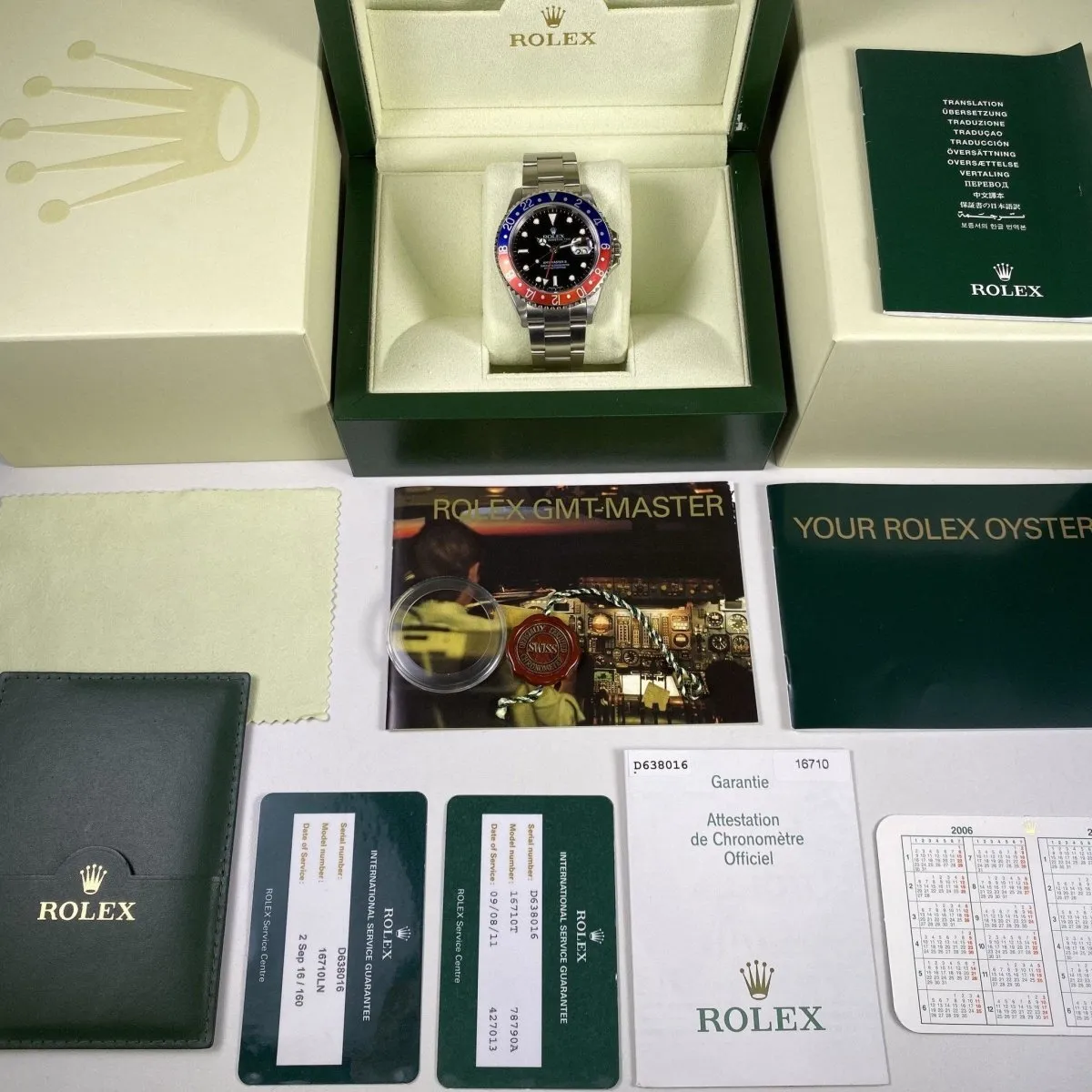Rolex GMT Master II 16710 Pepsi (2006)