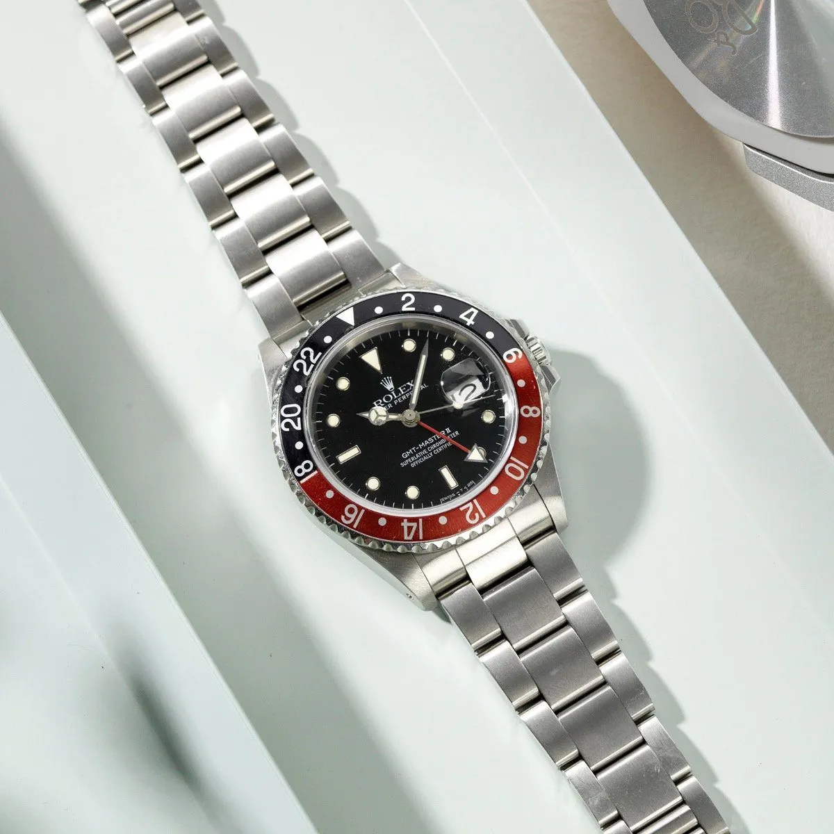 Rolex Gmt Master II Fat Lady No Date Dial 16760 Coke