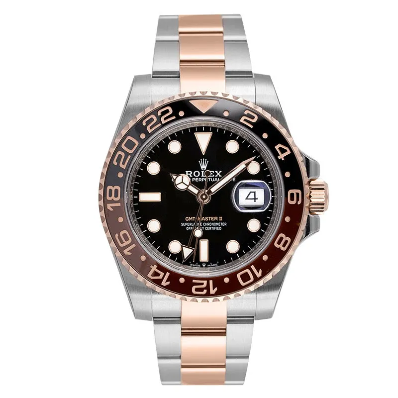 Rolex GMT-Master II Steel and Everose Gold Black Dial "Root Beer" 126711CHNR Watch