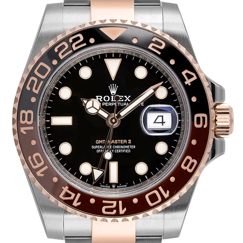 Rolex GMT-Master II Steel and Everose Gold Black Dial "Root Beer" 126711CHNR Watch