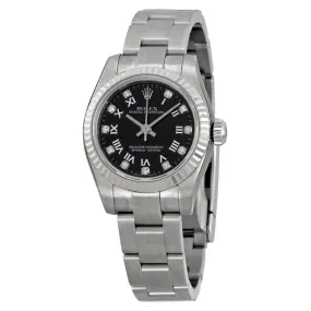 Rolex Lady Oyster Perpetual 26 Black Dial Stainless Steel Oyster Bracelet Automatic Watch 176234BKRDO