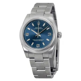 Rolex Oyster Perpetual 31 mm Blue Dial Stainless Steel Bracelet Automatic Ladies Watch 177200BLASO