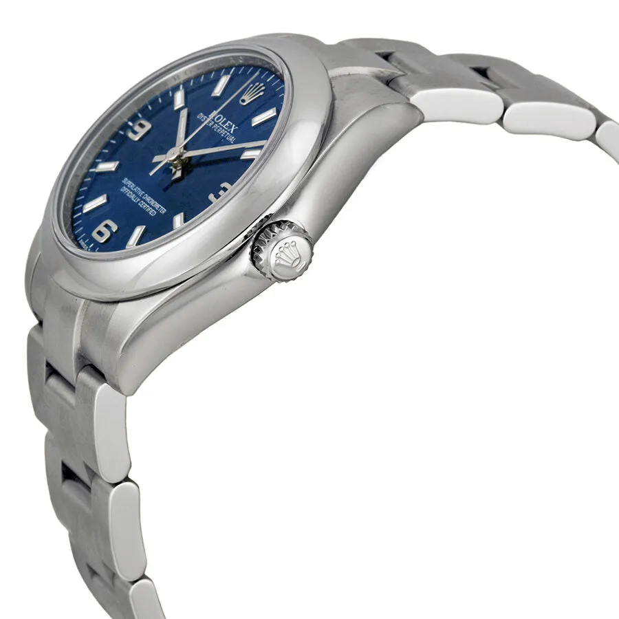 Rolex Oyster Perpetual 31 mm Blue Dial Stainless Steel Bracelet Automatic Ladies Watch 177200BLASO