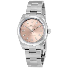 Rolex Oyster Perpetual 31 mm Pink Dial Stainless Steel Bracelet Automatic Unisex Watch 177200PASO