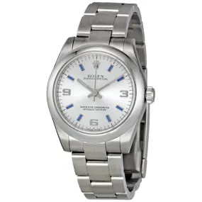 Rolex Oyster Perpetual 31 mm Silver Dial Stainless Steel Bracelet Automatic Unisex Watch 177200SABLSO