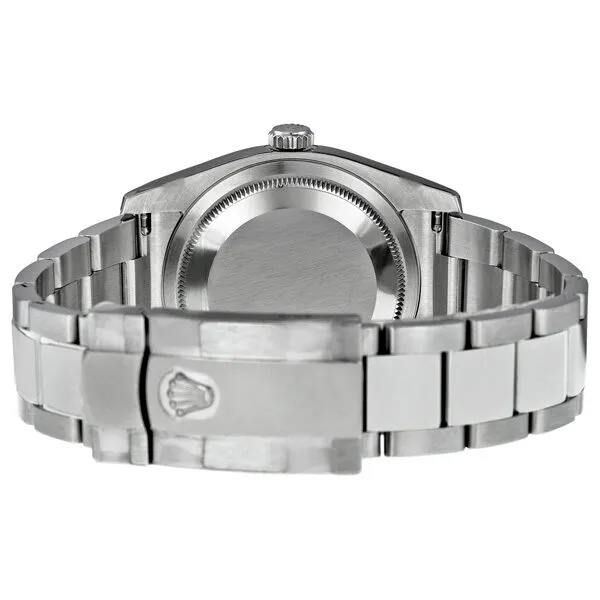 Rolex Oyster Perpetual 36 mm Black Dial Stainless Steel Bracelet Automatic Men's Watch BKSO 116234