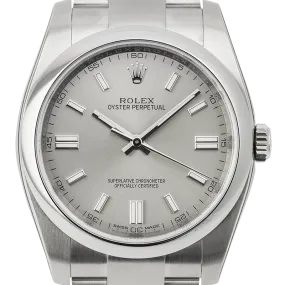 Rolex Oyster Perpetual 36mm Stainless Steel Silver/Index 116000