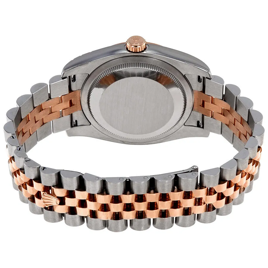 Rolex Oyster Perpetual Datejust 36 Black Dial Stainless Steel and 18K Everose Gold Jubilee Bracelet Automatic Men's Watch 116201BKJDJ