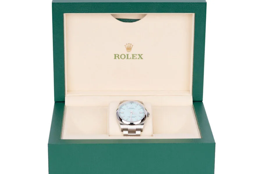 Rolex Oyster Perpetual Tiffany Blue 36mm