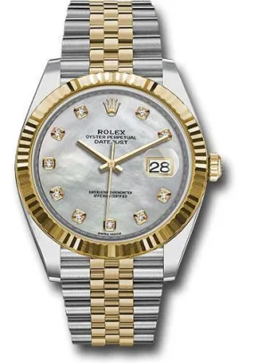 Rolex Steel and Yellow Gold Rolesor Datejust 41mm Watch 126333 mdj