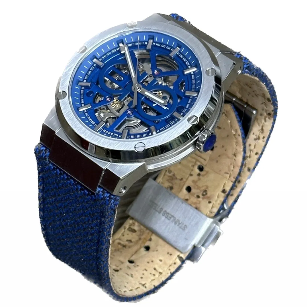 Salvatore Ferragamo F-80 Skeleton Limited Edition - Blue Strap