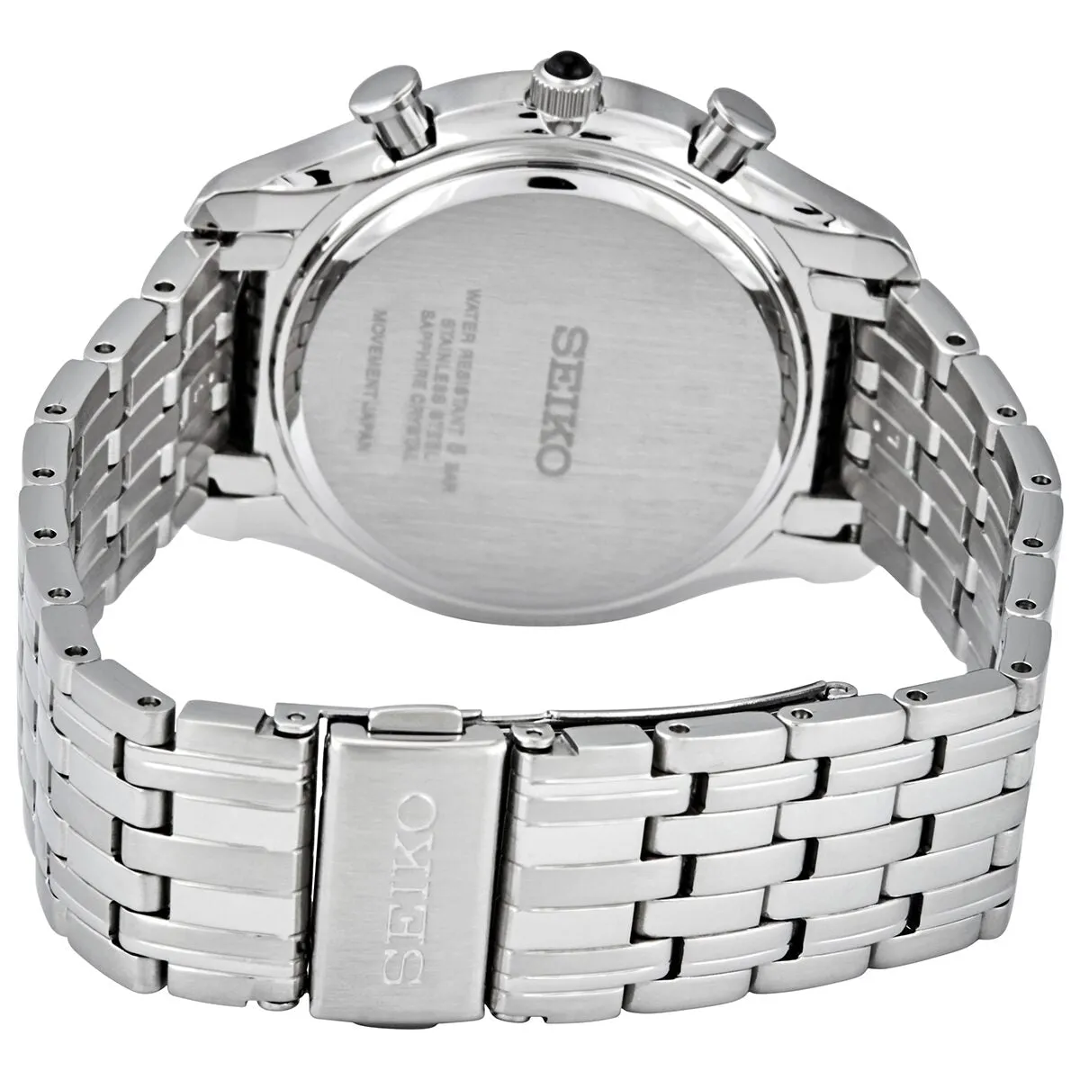 Seiko Chronograph Alarm Quartz Silver Dial Men's Watch SPC251P1