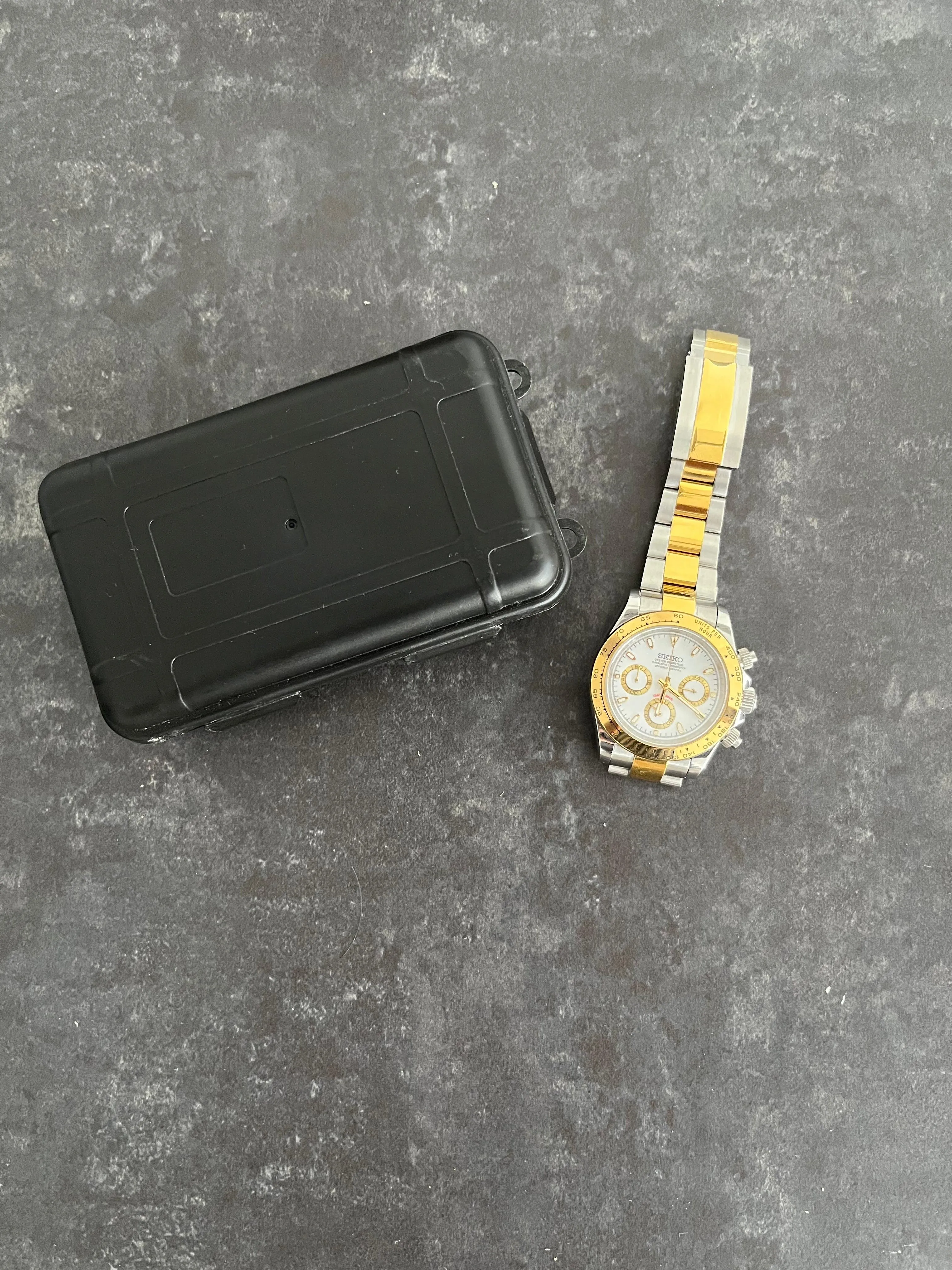 Seiko Mod - 40mm Daytona Two Tone (Steel & Gold)