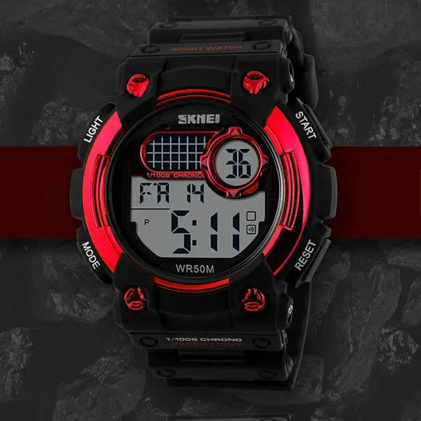 Skmei kids Children LED Watch For Boy Girl Diving Wristwatch