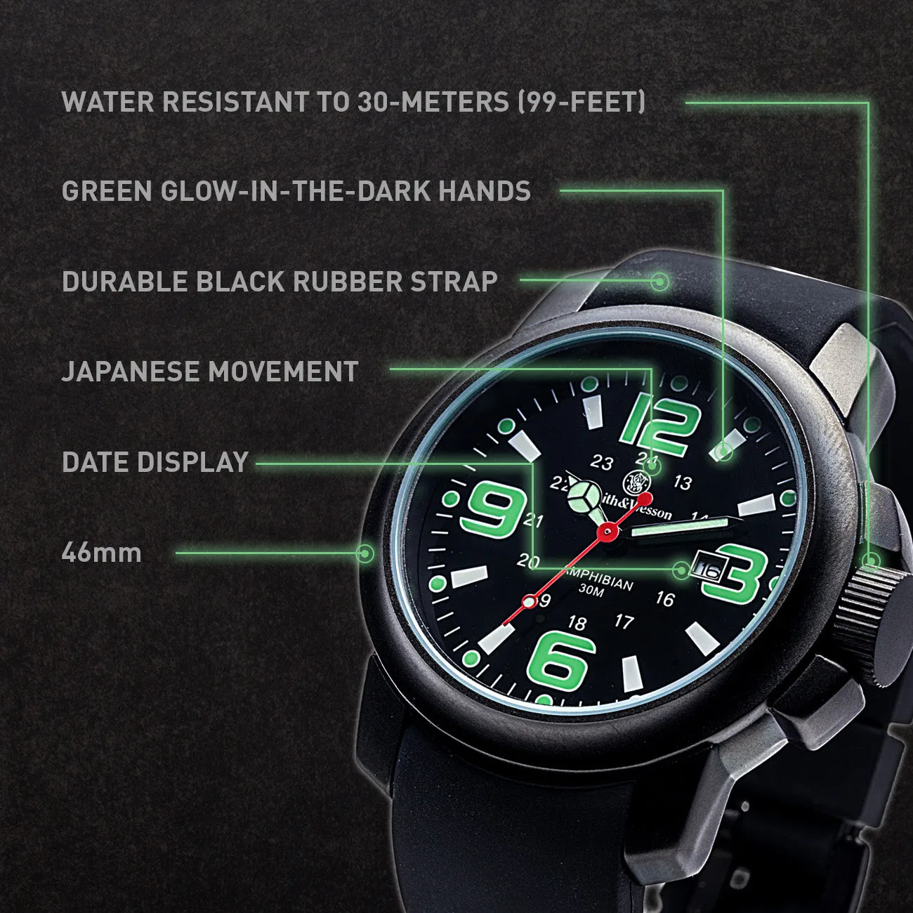 Smith & Wesson Amphibian Commando Watch
