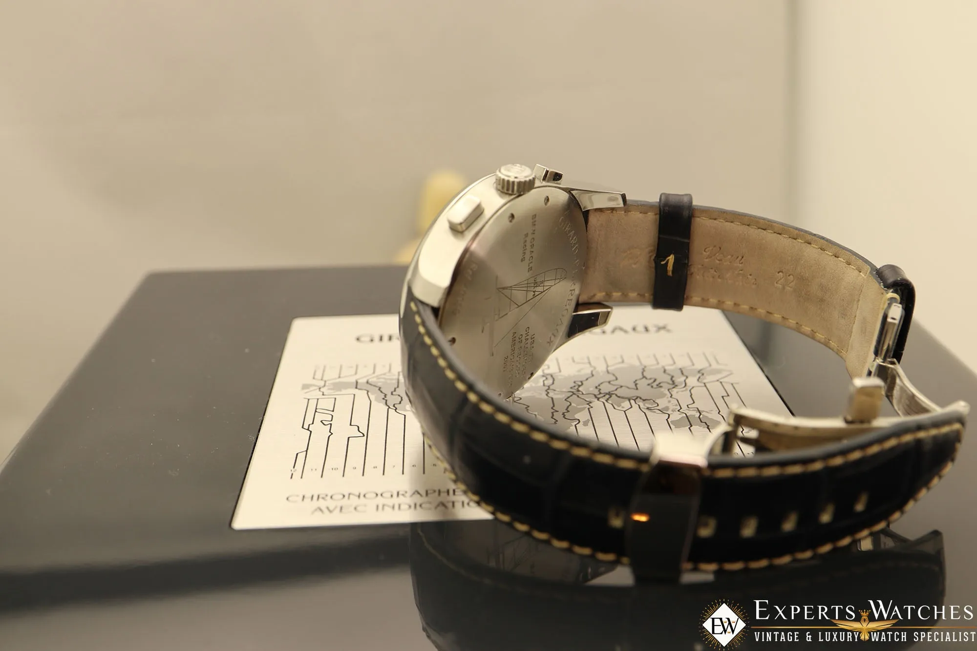Sold!!! Factory Serviced Girard Perregaux ww.tc World Time Chronograph BMW-Oracle Racing