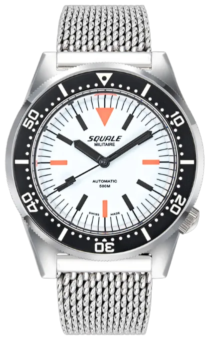 Squale 50 Atmos White Lume Militaire 1521 1521FUMIWT.ME20