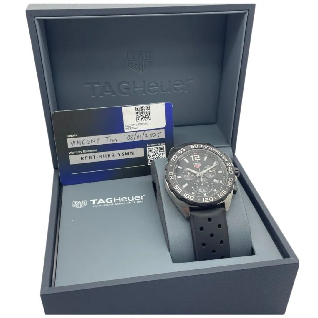 Tag Heuer CAZ1010.FT8024 43mm Quartz Chronograph Watch