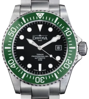 Ternos Professional 68h Automatic 300m Green Black Diving Watch 16153807