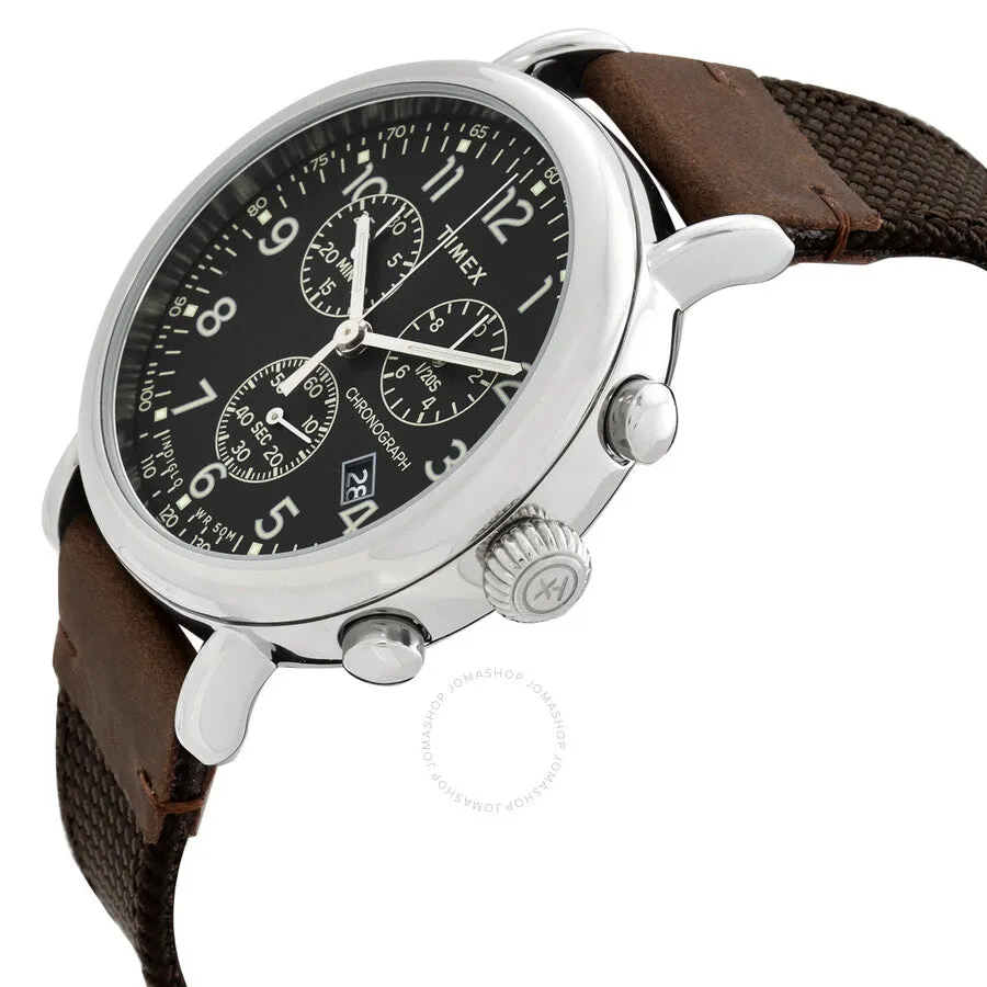 Timex Standard Chronograph Quartz Black Dial Men's Watch TW2U89300