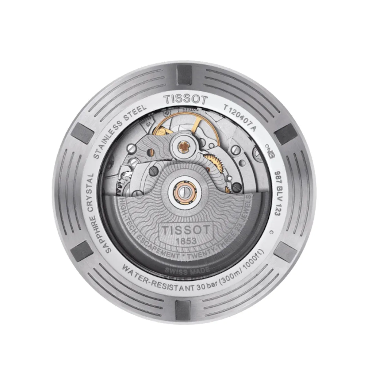 Tissot Seastar 1000 43mm Black & Blue Dial Men's Automatic Watch