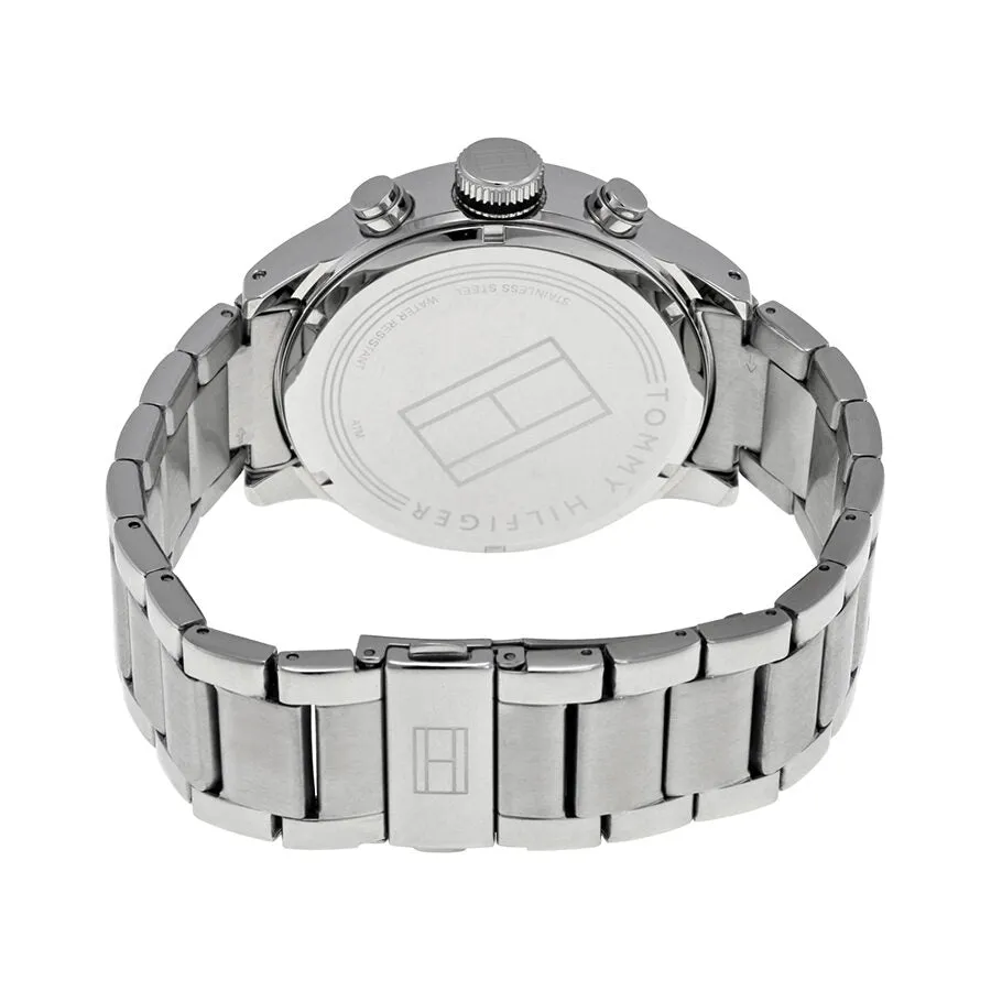 Tommy Hilfiger Multi-Function Black Dial Stainless Steel Men's Watch 1791141