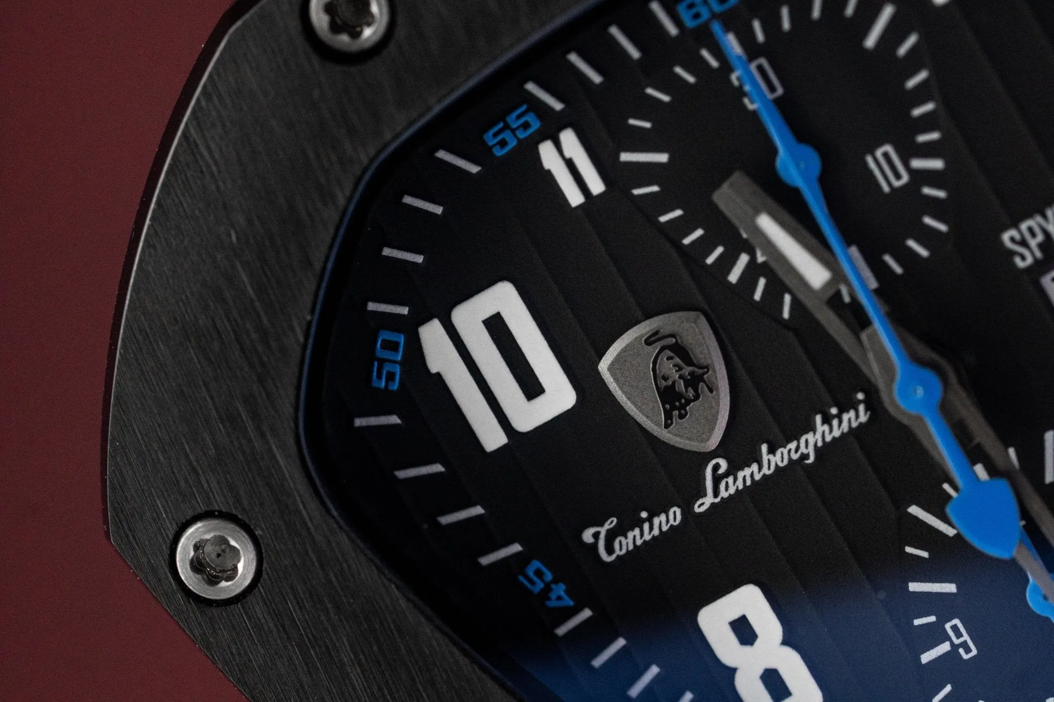 Tonino Lamborghini Spyderleggero Chronograph Watch Day Date Blue TLF-T07-4