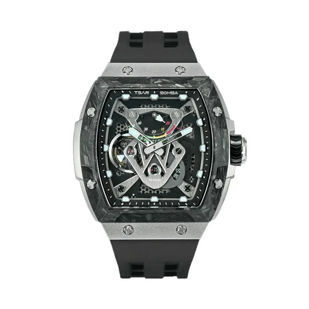 Tsar Bomba 46mm Neutron Black Limited Edition Automatic Watch