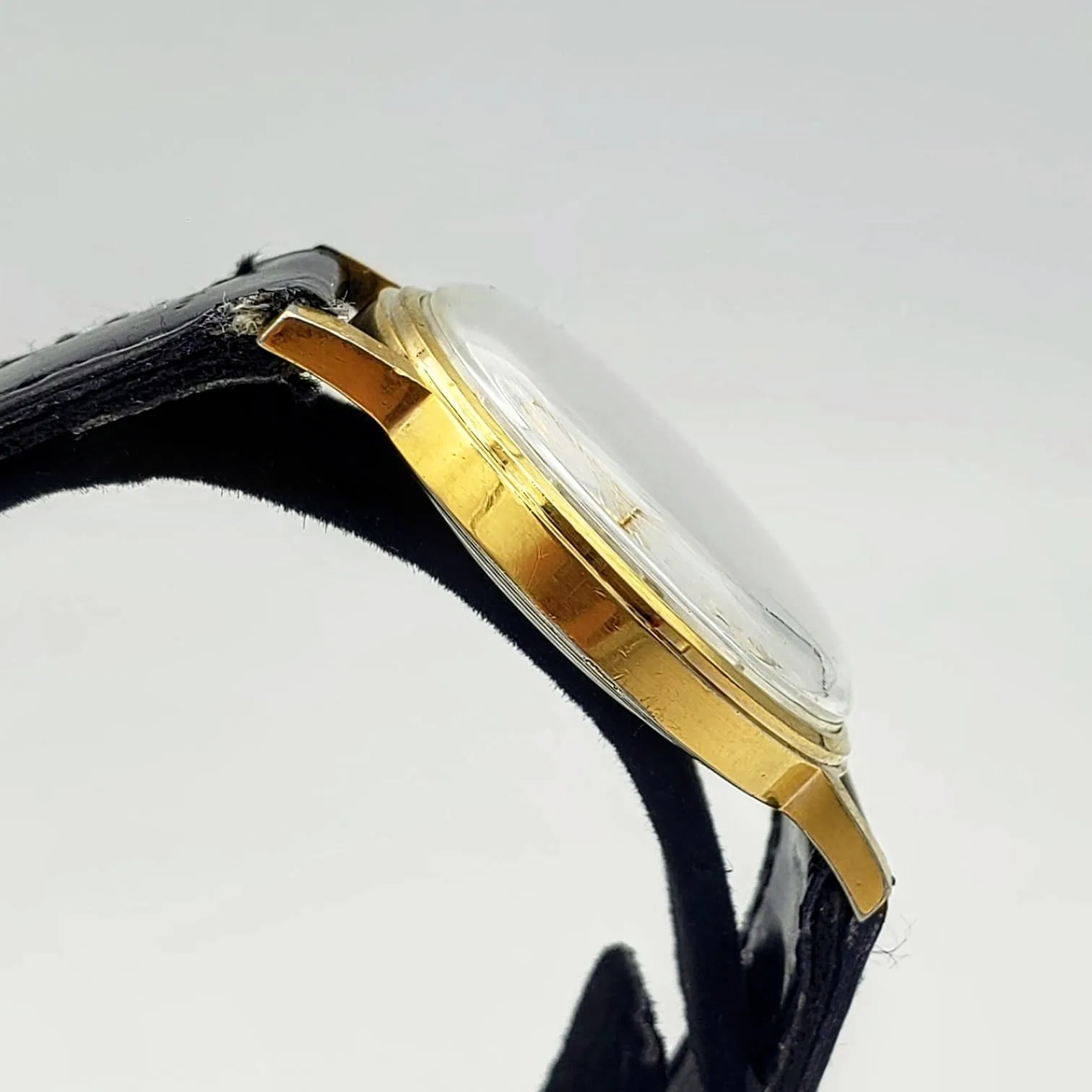 Vintage BELFORTE Wristwatch Luminous Indices and Hands Sunburst Dial 17 Jewels Watch