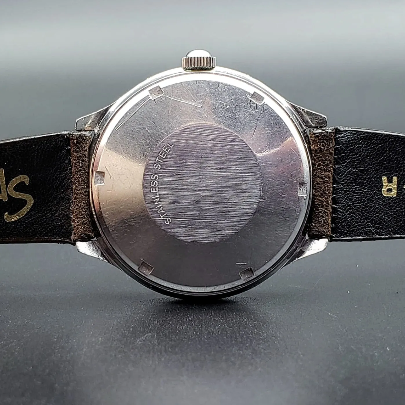 Vintage Wittnauer Wristwatch Swiss Automatic Movement D11KAS 17 Jewels Day/Date Watch