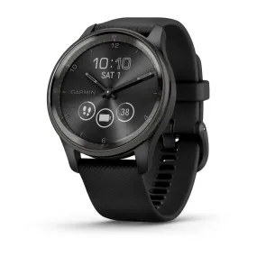 vívomove® Trend - Slate Stainless Steel Bezel with Black Case and Silicone Band - 010-02665-00