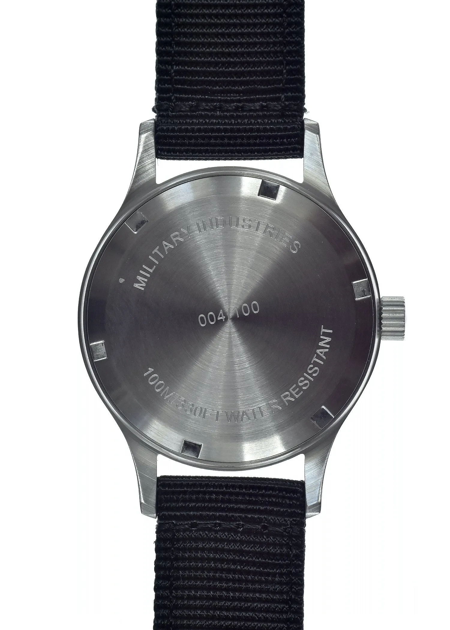 W10 Stainless Steel 1950's Pattern 100m Water Resistant Automatic Military Watch with Sapphire Crystal and Date Window