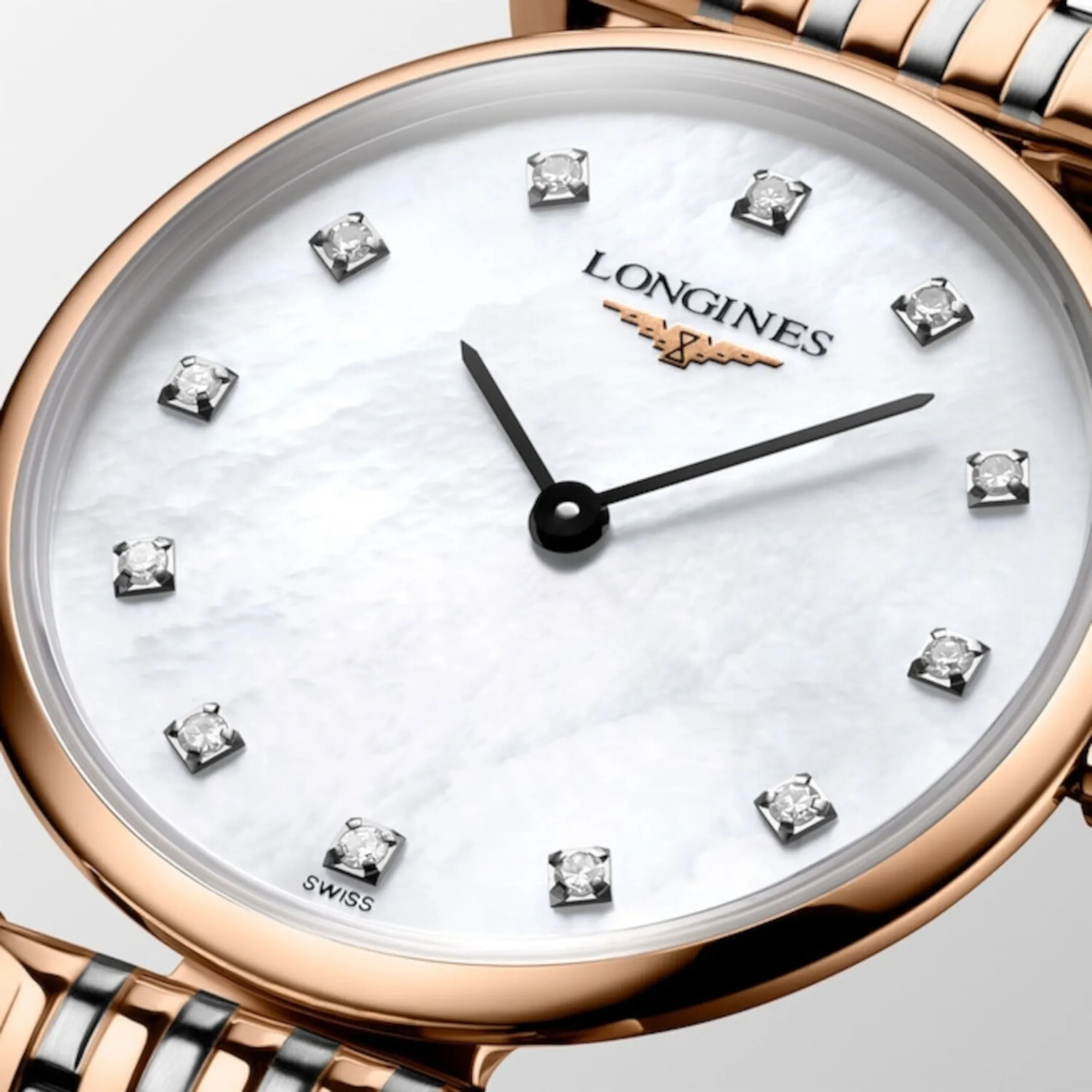 Women White Analog Stainless Steel Watch L42091977