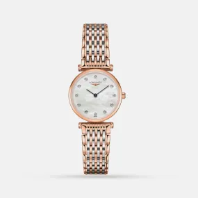 Women White Analog Stainless Steel Watch L42091977