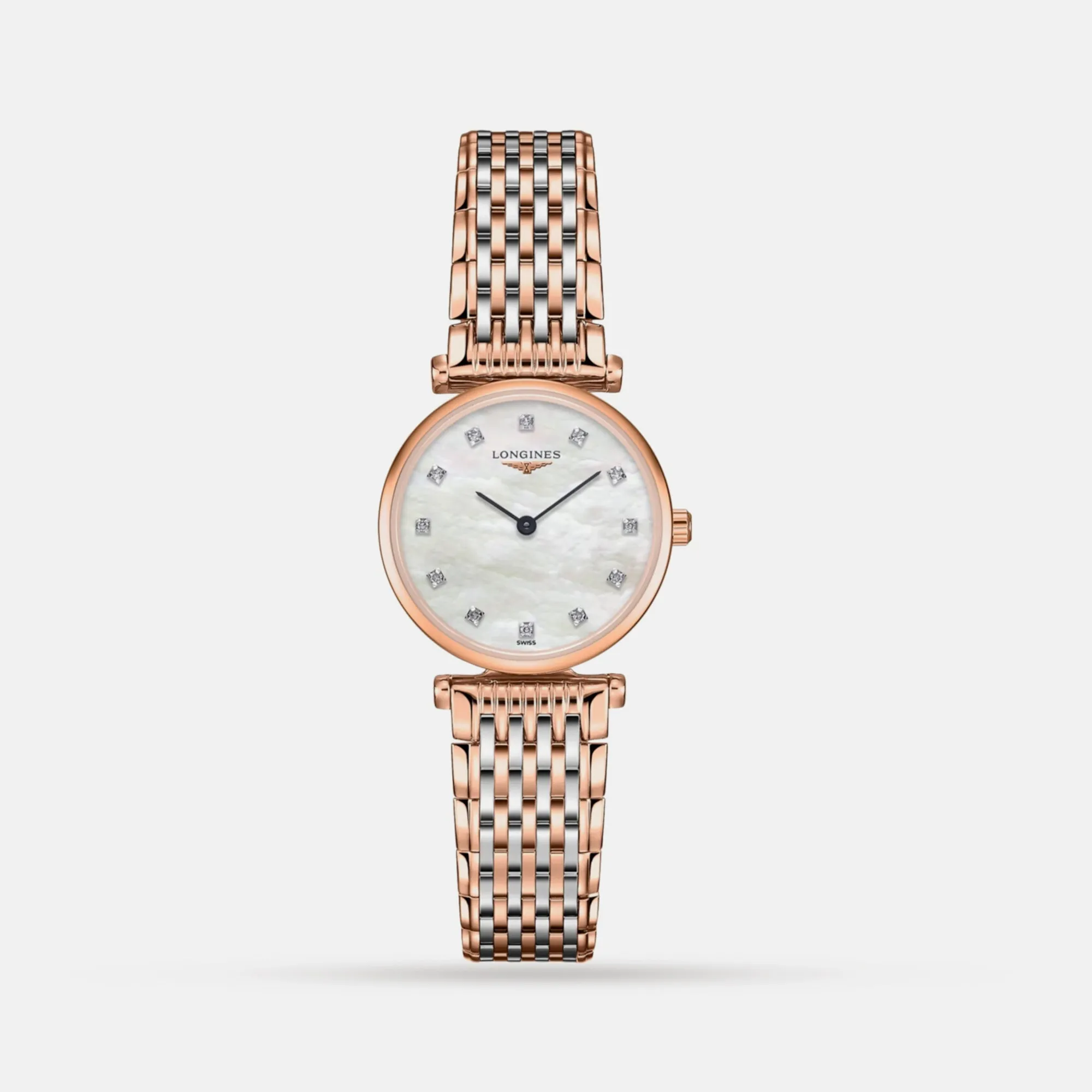 Women White Analog Stainless Steel Watch L42091977