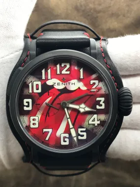 Zenith Type 20 GMT Rolling Stones LE 200pcs 96.2439.693/77.C809 Red & Black Dial Automatic Men's Watch
