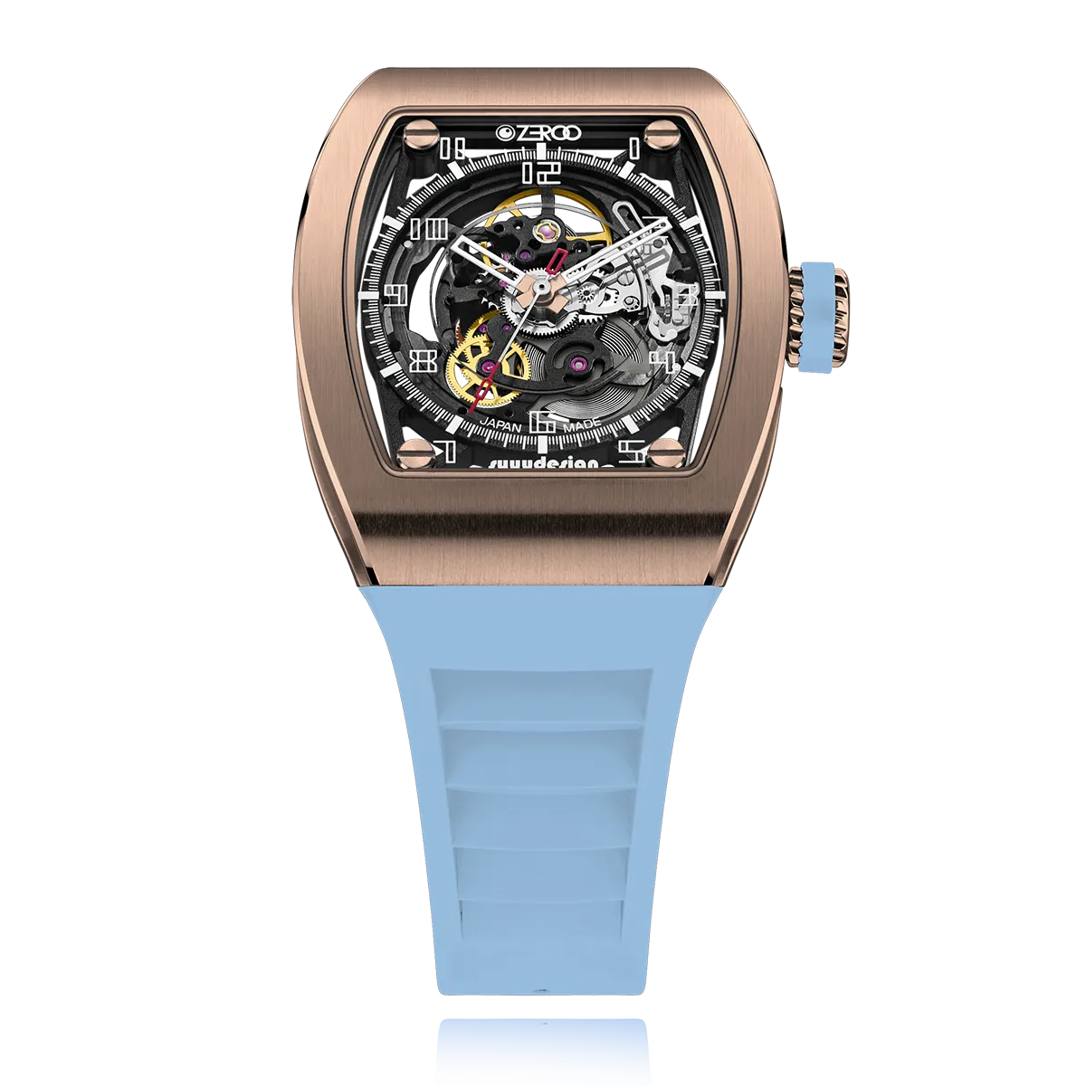 ZEROO M2 THE SUBARU SKELETON MECHANICAL AUTOMATICAUTOMATIC WATCH FOR GENTS - ZM002RLB